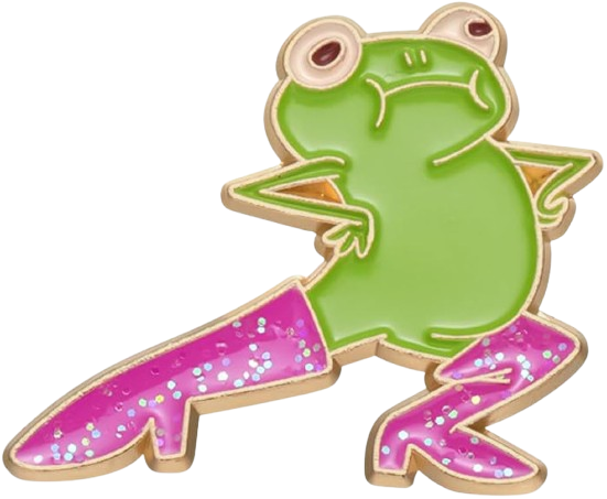 Frog in a little boot